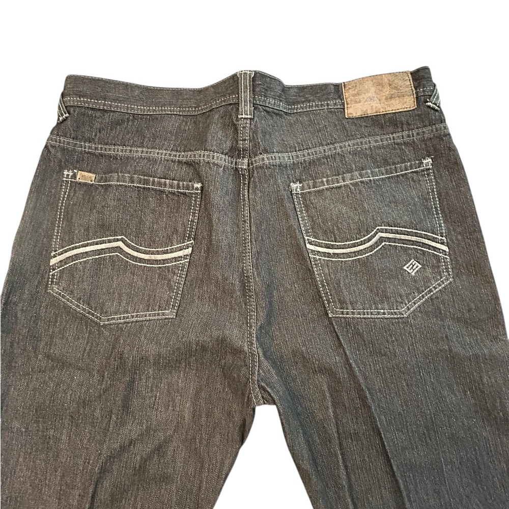 Enyce Men's‎ Charcoal Y2K Skater Grunge Jeans 40/34 - Picture 3 of 12